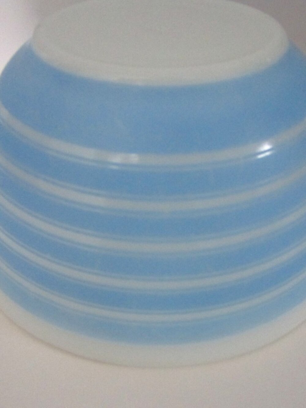 Rainbow Stripe Blue Vintage Mixing Bowl 402 Ovenware Kitchen - Picture 8 of 12